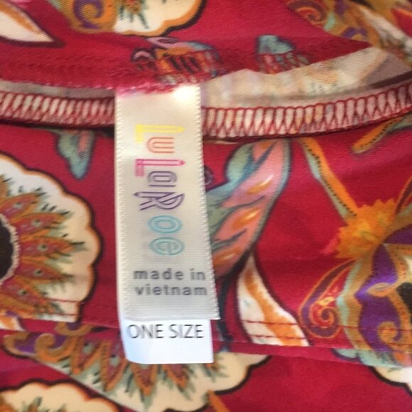 OS NWOT LuLaRoe Leggings F01 583 - Picture 3 of 3